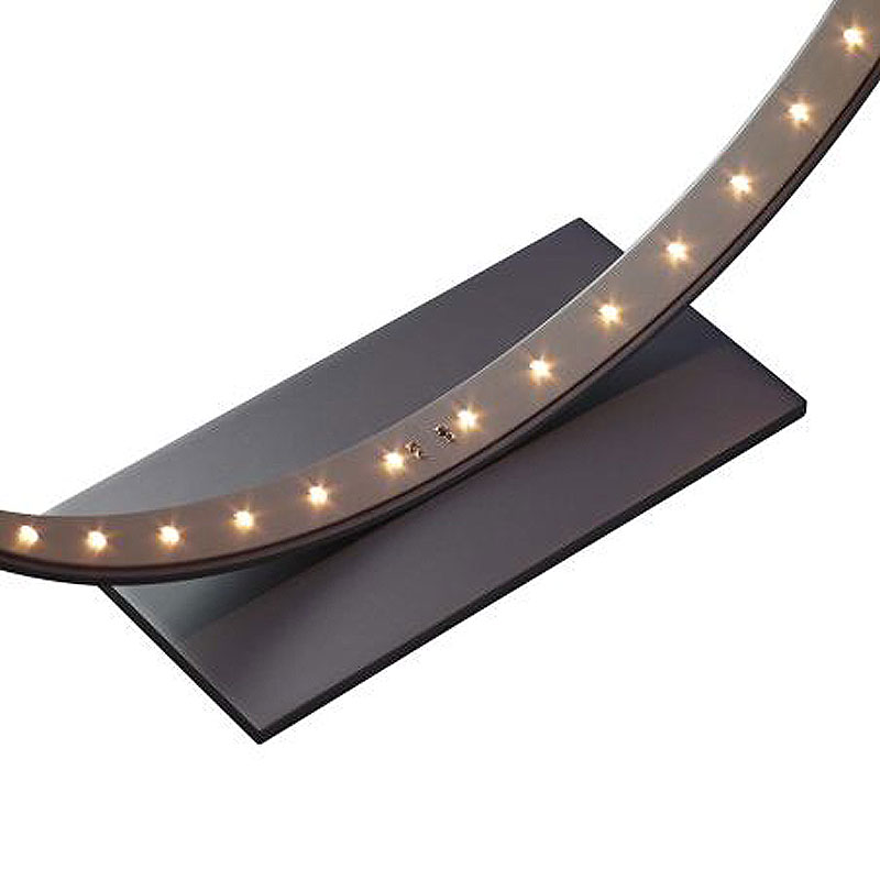 Angers Nantes Cholet Saumur Icones Ledeun Circle mega 90 noir aluminium led minimaliste Jean Luc Ledeun 6