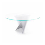 Angers Nantes Cholet Saumur Icones Mdf Italia Table de de repas S Table ronde  Verre Xavier Lust