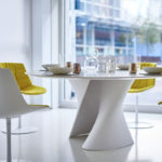 Angers Nantes Cholet Saumur Icones Mdf Italia Table de de repas S Table ronde  Verre Xavier Lust 2