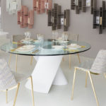 Angers Nantes Cholet Saumur Icones Mdf Italia Table de de repas S Table ronde  Verre Xavier Lust 4