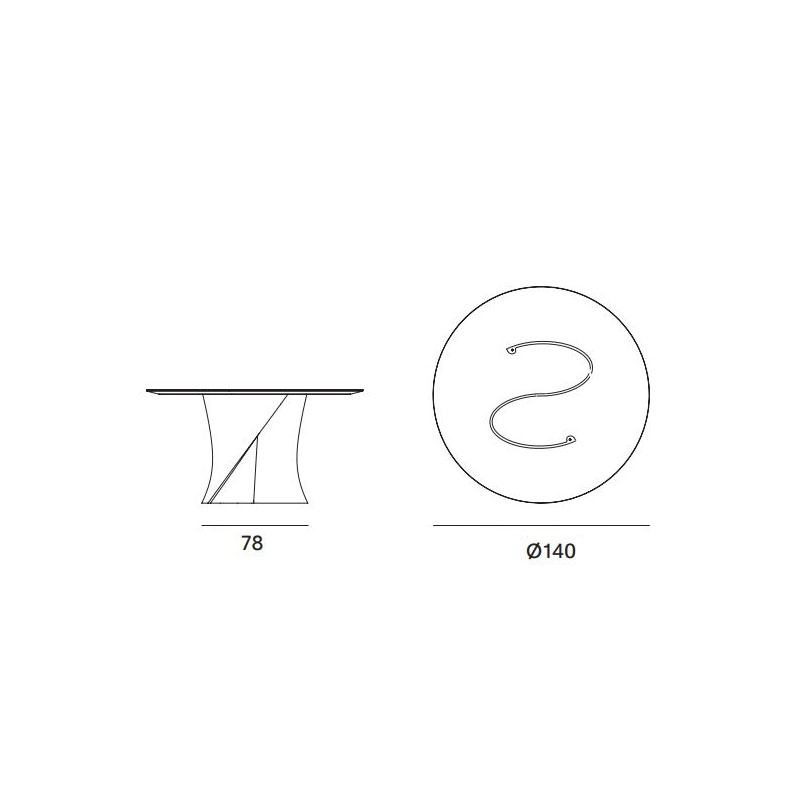 Angers Nantes Cholet Saumur Icones Mdf Italia Table de de repas S Table ronde  Verre Xavier Lust 8