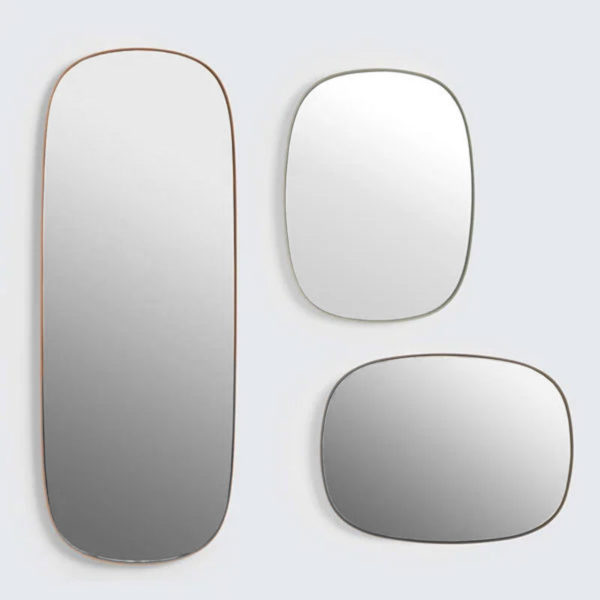 Angers Nantes Cholet Saumur Icones Miroir Framed Rose large salle de bain Muuto mobilier Scandinave Mika Tolvanen 1