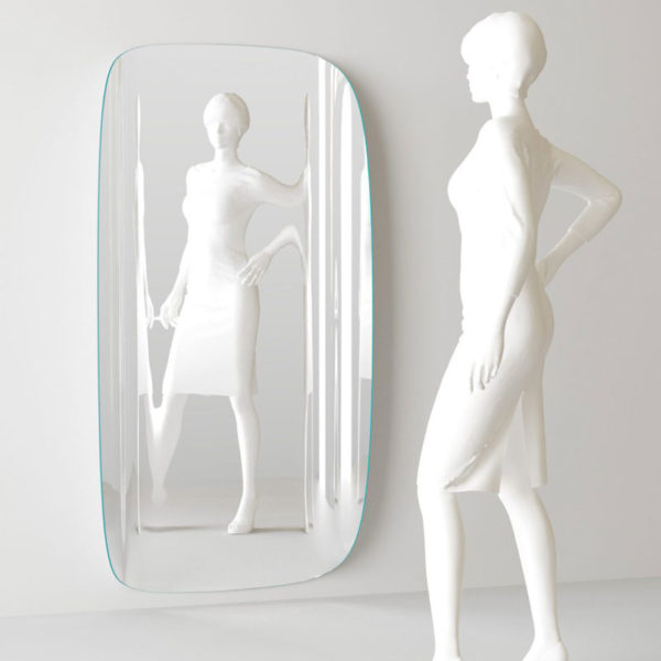 Angers Nantes Cholet Saumur Icones Miroir Glas Italia Marlene deformer courbé mode essayage philippe Starck 2