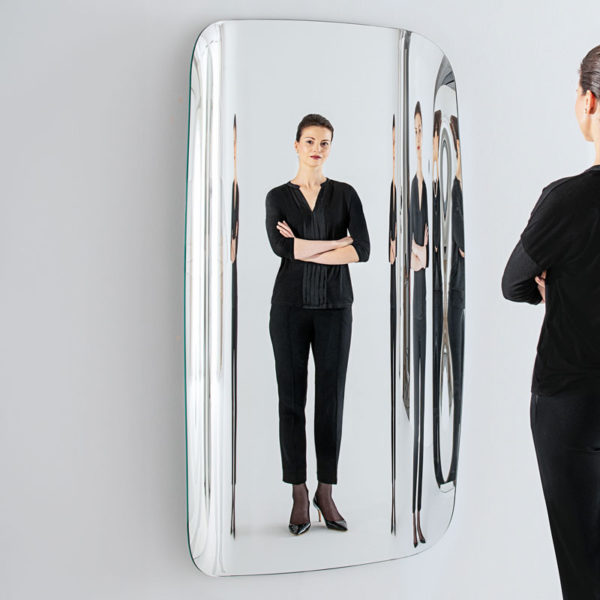 Angers Nantes Cholet Saumur Icones Miroir Glas Italia Marlene deformer courbé mode essayage philippe Starck 26