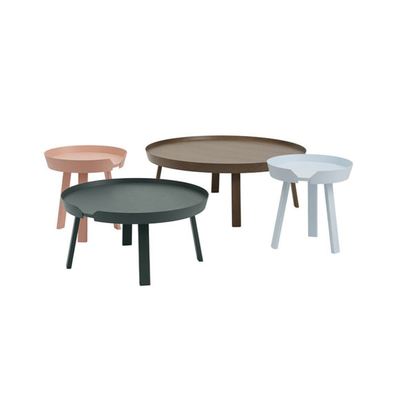 Angers Nantes Cholet Saumur Icones Panière Around table basse Brun Foncé Noyer mobilier Scandinave Thomas Bentzen 10