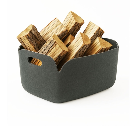 Angers Nantes Cholet Saumur Icones Panière Restore Muuto Vert Foncé rangement accesoire mobilier Scandinave Mika Tolvanen 0