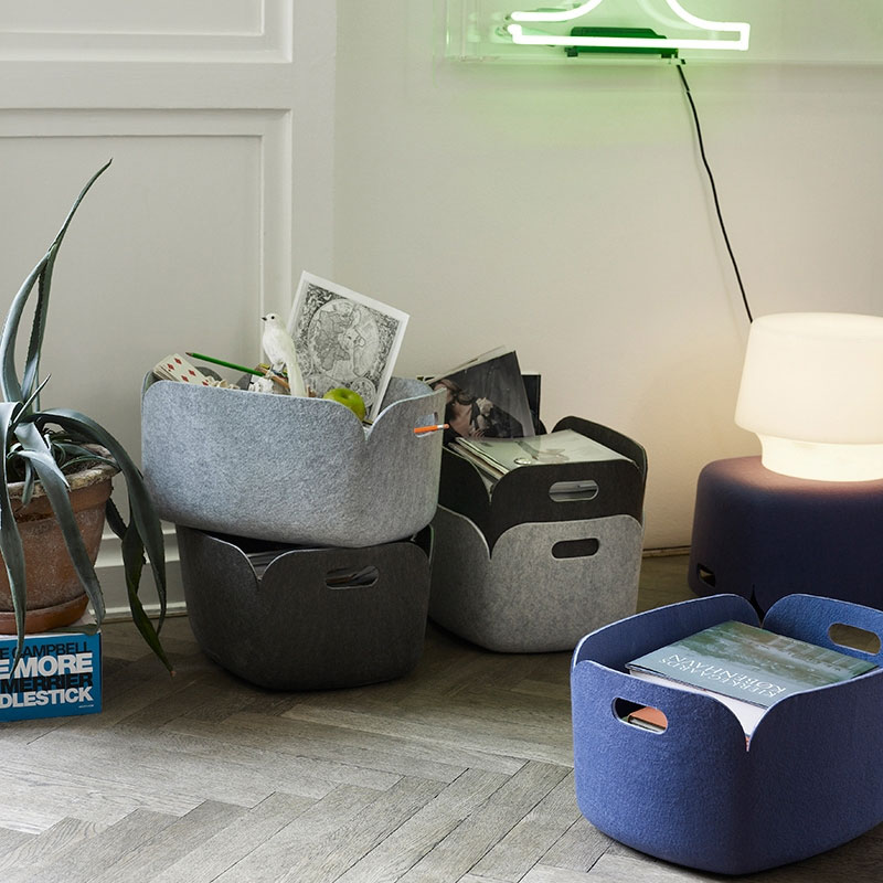 Angers Nantes Cholet Saumur Icones Panière Restore Muuto gris rangement accesoire mobilier Scandinave Mika Tolvanen 4