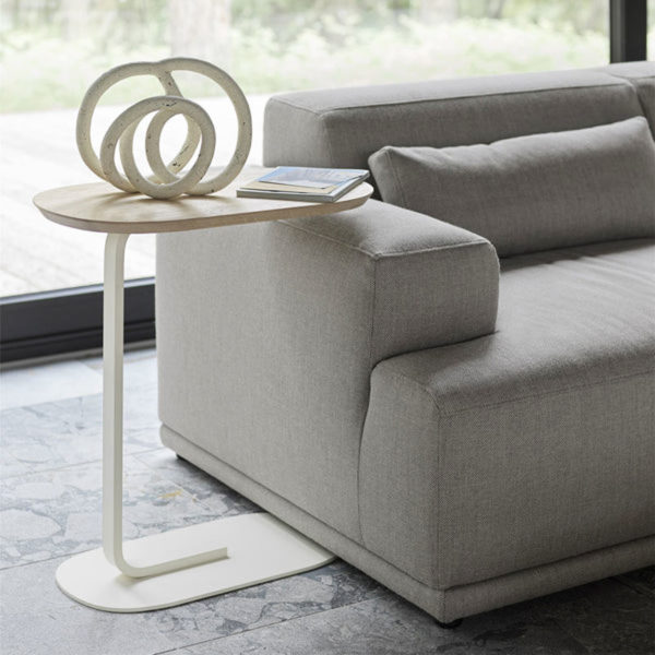 Angers Nantes Cholet Saumur Icones Table D'appoint Gueridon Relate Muuto mobilier Scandinave bois chêne metal blanc studio Big Game 1