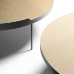 Angers Nantes Cholet Saumur Icones Treku Table basse Gau Rond Bois  massif metal Ibon Arrizabalaga 14