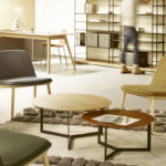 Angers Nantes Cholet Saumur Icones Treku Table basse Kabi Chêne rond metal Ibon Arrizabalaga 2