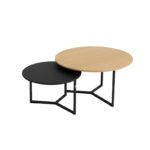 Angers Nantes Cholet Saumur Icones Treku Table basse Kabi laque rond metal Ibon Arrizabalaga 0