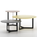 Angers Nantes Cholet Saumur Icones Treku Table basse Kabi laque rond metal Ibon Arrizabalaga 5