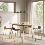 Angers Nantes Cholet Saumur Icones Treku Table bureau extensible bois acier massif Aise Ibon Arrizabalaga 1