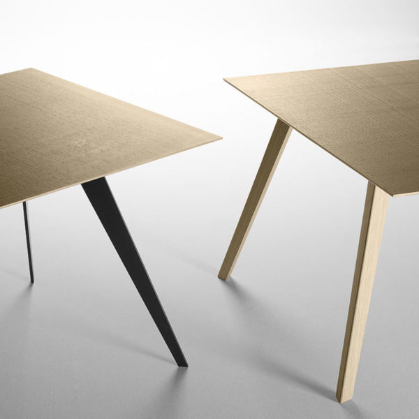 Angers Nantes Cholet Saumur Icones Treku Table bureau extensible bois acier massif Aise Ibon Arrizabalaga 2