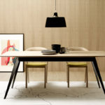 Angers Nantes Cholet Saumur Icones Treku Table bureau extensible bois acier massif Aise Ibon Arrizabalaga 3
