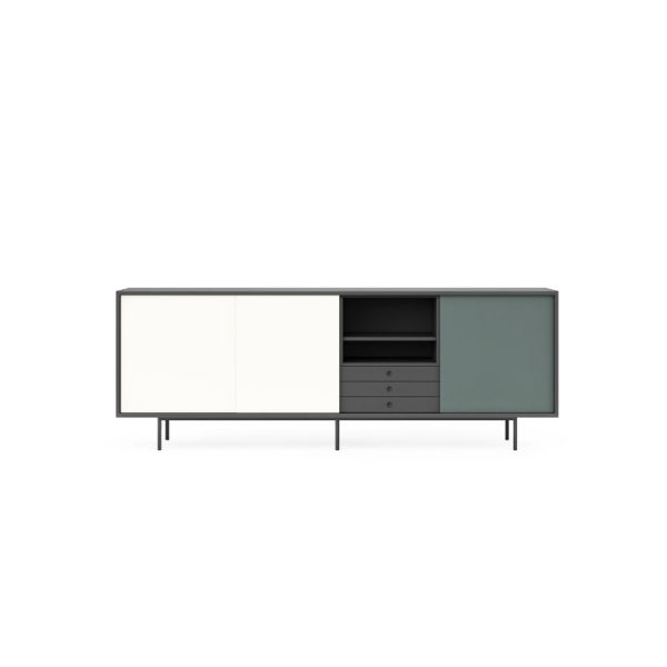Angers Nantes Cholet Saumur Icones Treku modulaire bois Aura meuble  TV rangement laque Ibon Arrizabalaga