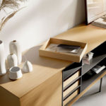 Angers Nantes Cholet Saumur Icones Treku modulaire bois Aura meuble  TV rangement laque Ibon Arrizabalaga 10