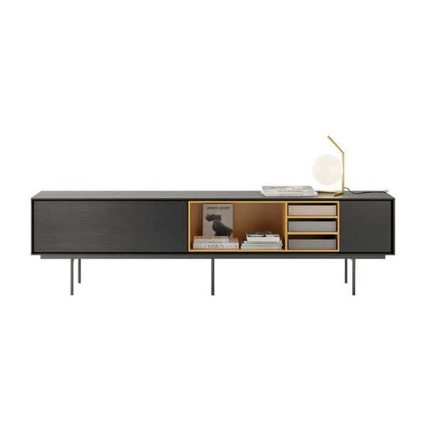 Angers Nantes Cholet Saumur Icones Treku modulaire bois Aura meuble  TV rangement laque Ibon Arrizabalaga 4