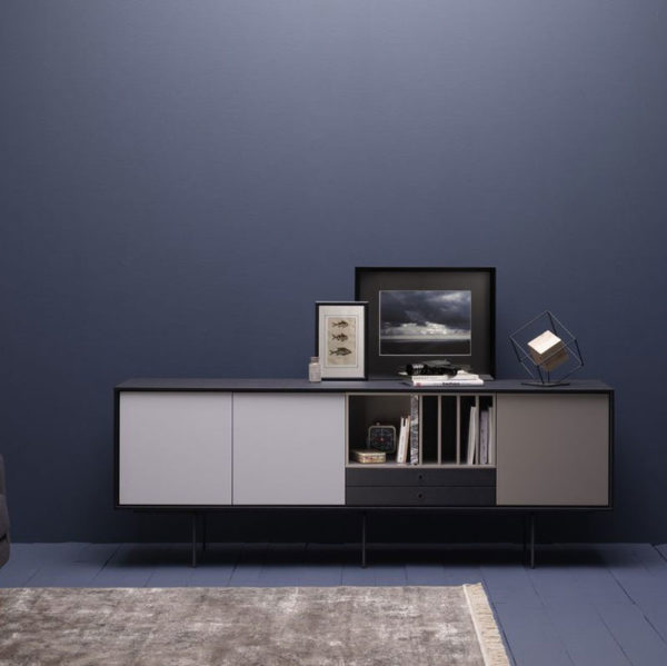 Angers Nantes Cholet Saumur Icones Treku modulaire bois Aura meuble  TV rangement laque Ibon Arrizabalaga 8
