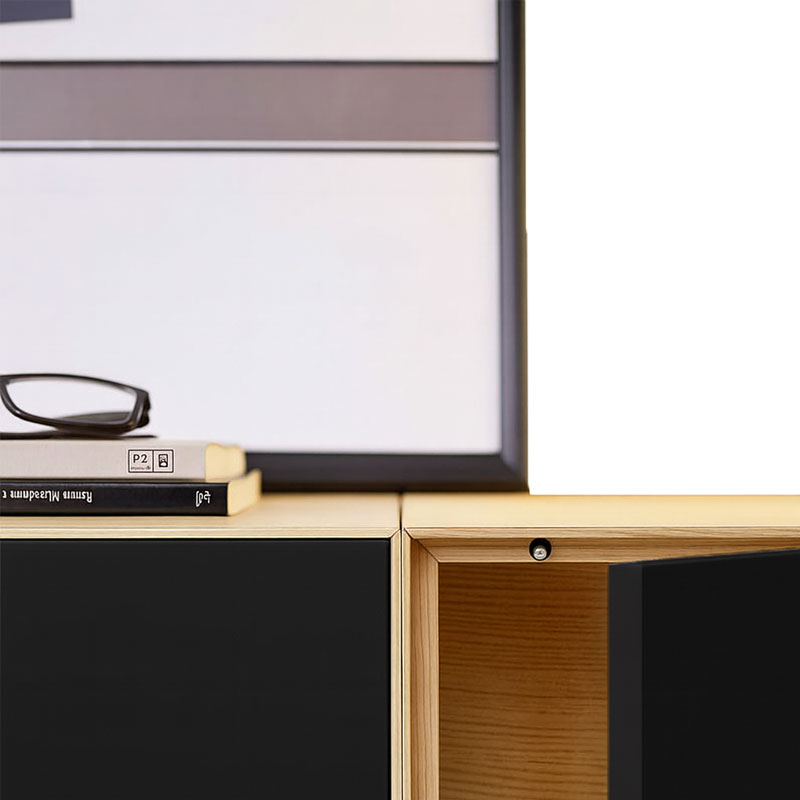 Angers Nantes Cholet Saumur Icones Treku modulaire bois Lauki meuble  TV rangement laque Ibon Arrizabalaga 01