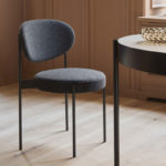 Angers Nantes Cholet Saumur Icones Verpan Chaise Serie 430 restaurant tissu velour art deco mobilier design Verner Panton 10