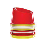 Angers Nantes Cholet Saumur Icones Verpan Fauteuil Pantopop jaune outdoor fun empilable mobilier design Verner Panton 10