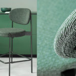 Angers Nantes Cholet Saumur Icones Verpan Tabouret haut Serie 430 bar restaurant tissu velour art deco mobilier design Verner Panton 13