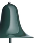 Angers Nantes Cholet Saumur Icones Verpan lampe a poser Pantop vert cloche Verner Panton 12