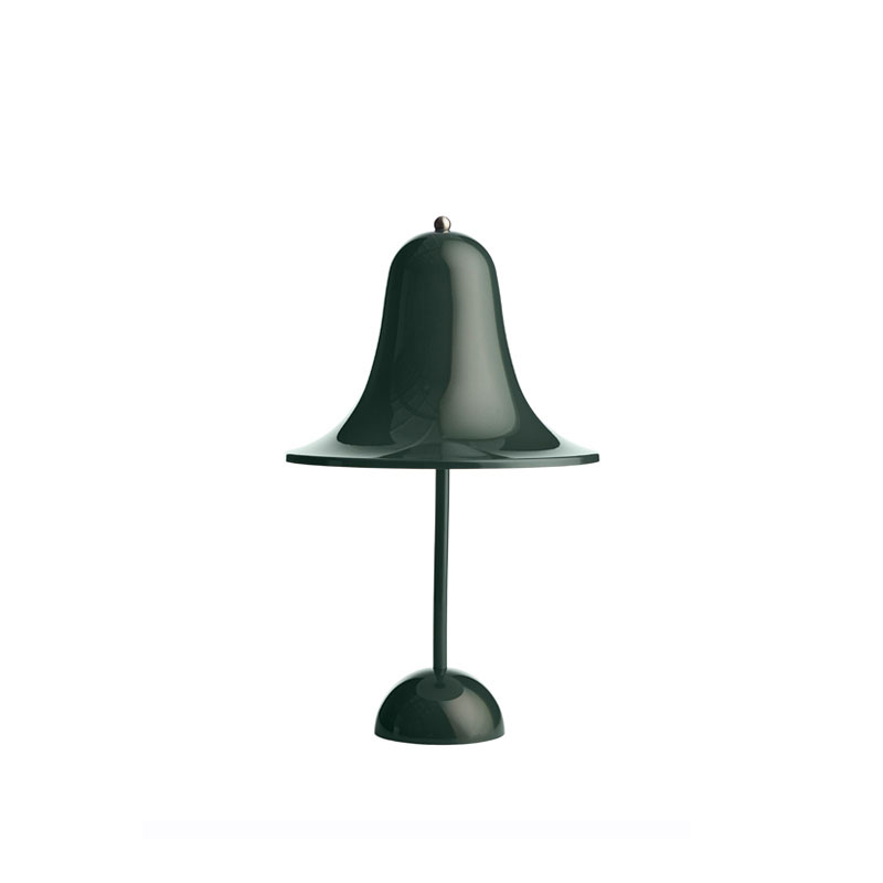 Angers Nantes Cholet Saumur Icones Verpan lampe a poser Pantop vert cloche Verner Panton 3