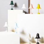 Angers Nantes Cholet Saumur Icones Verpan lampe a poser Pantop vert cloche Verner Panton 4