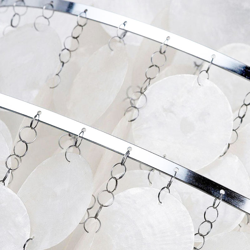 Angers Nantes Cholet Saumur Icones Verpan suspension luminaire Fun 10DM Chrome nacre organique Verner Panton 1