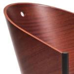 Angers Nantes Cholet Saumur Icones fauteuil Driade Coste restaurant café Costes acajou cuir Paris philippe Starck 11