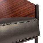 Angers Nantes Cholet Saumur Icones fauteuil Driade Coste restaurant café Costes acajou cuir Paris philippe Starck 5