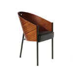 Angers Nantes Cholet Saumur Icones fauteuil Driade Coste restaurant café Costes acajou cuir Paris philippe Starck 7