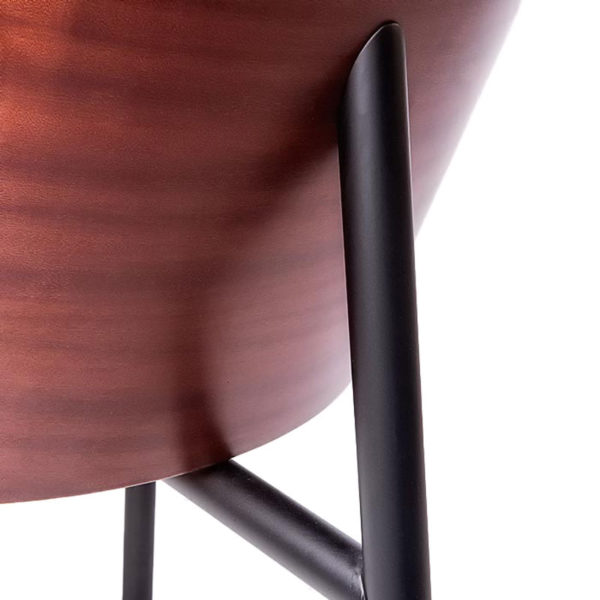 Angers Nantes Cholet Saumur Icones fauteuil Driade Coste restaurant café Costes acajou cuir Paris philippe Starck 9