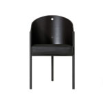 Angers Nantes Cholet Saumur Icones fauteuil Driade Coste restaurant café Costes noir Ebene cuir Paris philippe Starck 11