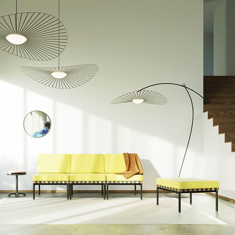 Angers Nantes Cholet Saumur Icones lampadaire Petite Friture vertigo nova ombre épuré feminin led blanc Constance Guisset 3