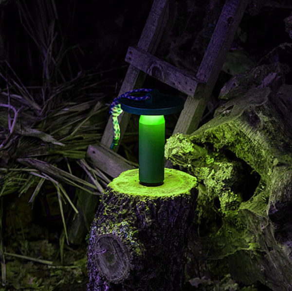 Angers Nantes Cholet Saumur Icones lampe batterie Quasar vert aluminium anodisé escalade nomade Samy Rio 2