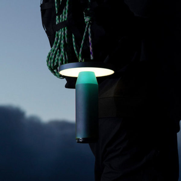 Angers Nantes Cholet Saumur Icones lampe batterie Quasar vert aluminium anodisé escalade nomade Samy Rio 5