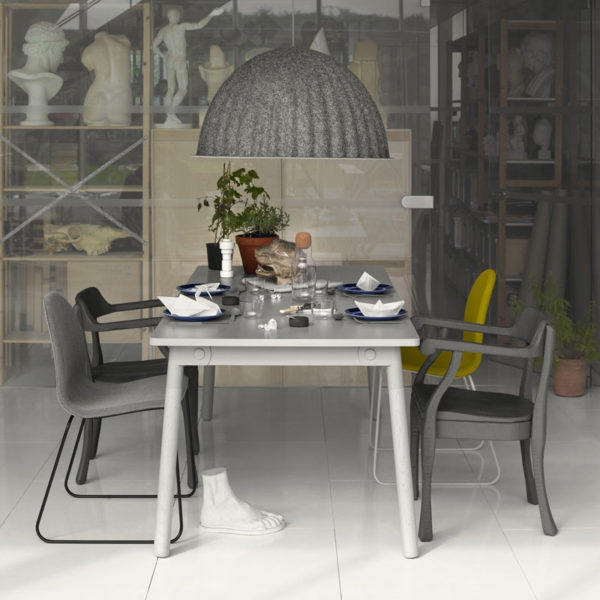 Angers Nantes Cholet Saumur Icones suspension Under the bell feutrine pet moule Muuto mobilier Scandinave gris Iskos–Berlin 2