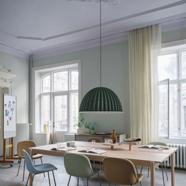 Angers Nantes Cholet Saumur Icones suspension Under the bell feutrine pet moule Muuto mobilier Scandinave gris Iskos–Berlin 3