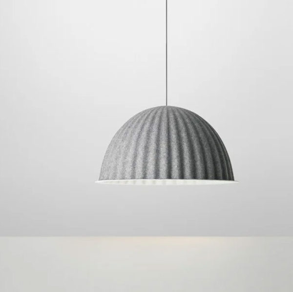 Angers Nantes Cholet Saumur Icones suspension Under the bell feutrine pet moule Muuto mobilier Scandinave gris Iskos–Berlin 6