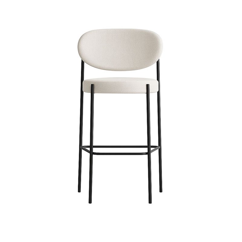 Angers Nantes Cholet Saumur Paris Icones Verpan Tabouret haut Serie 430 bar restaurant tissu velour art deco mobilier design Verner Panton