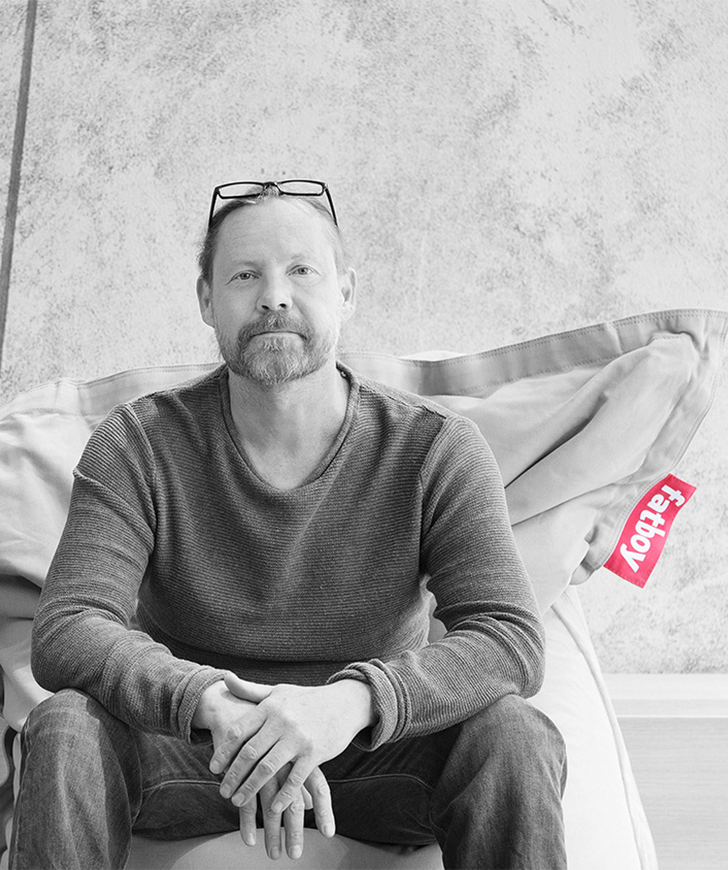 Angers Nantes Cholet Saumur Icones Fatboy Pouf Original Stonewash mobilier exterieur Outdoor Dark Océan Jukka Setälä 03