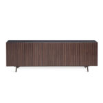 Angers Nantes Cholet Saumur Icones Horm Paris casamania Buffet Leon noyer noir rangement scupture visuel optique StH 0