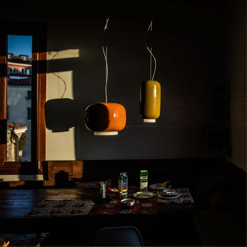 Angers Nantes Cholet Saumur Paris Bordeaux Poitiers Niort Tours Icones Foscarini Suspension Mini  Chouchin vert mini Ionna Vautrin 4