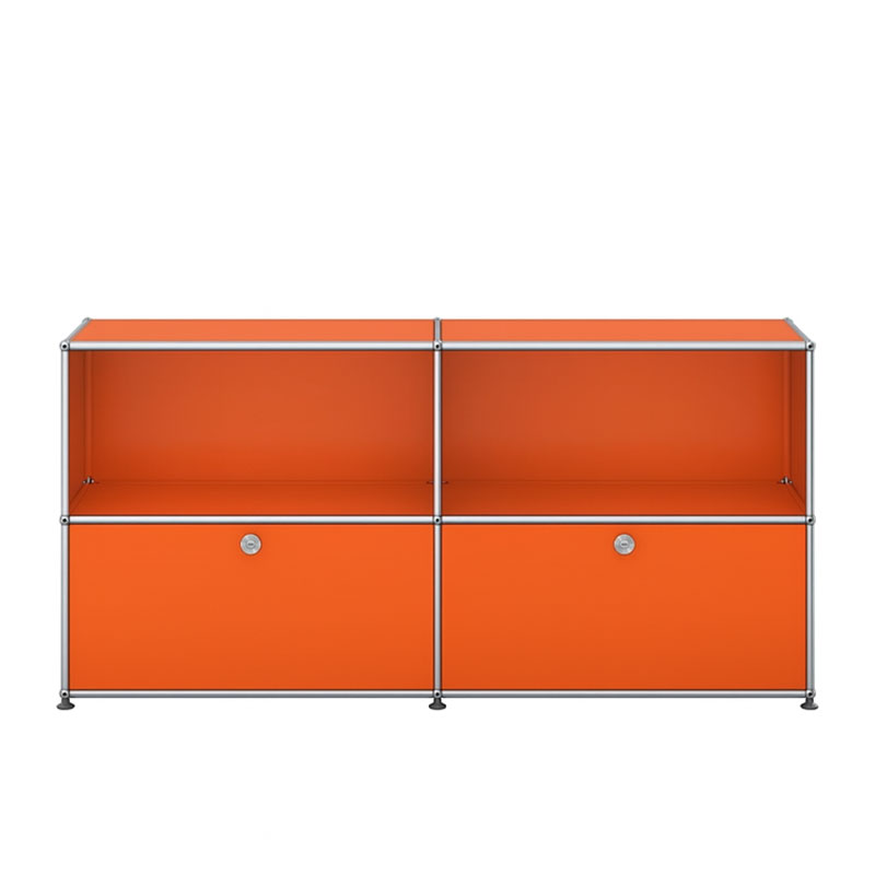 Angers Nantes Cholet Paris Bordeaux Poitiers Le mans Rennes Icônes USM Haller Quickship Meuble  C2 Orange Pur Fritz Haller Paul SCHÄRER 2