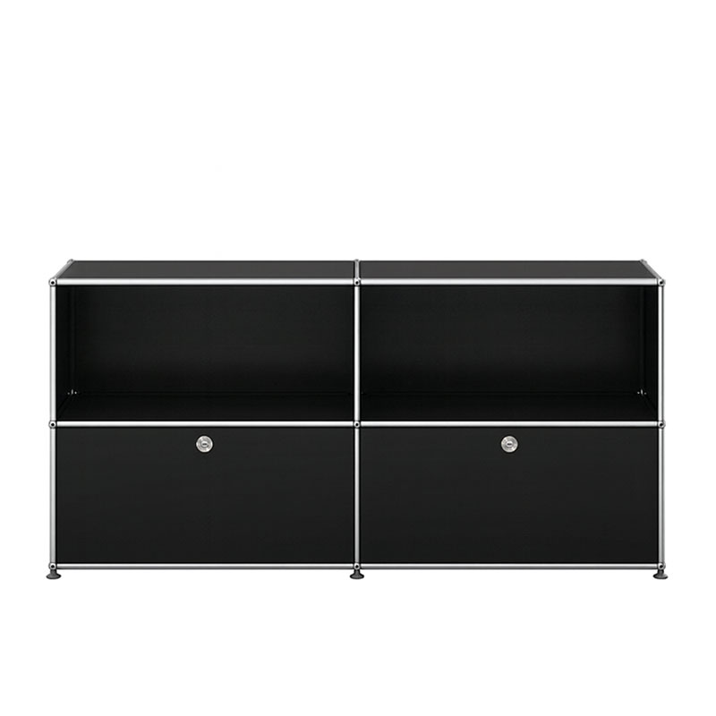Angers Nantes Cholet Paris Bordeaux Poitiers Le mans Rennes Icônes USM Haller Quickship Meuble  D2 Noir Graphite Fritz Haller Paul SCHÄRER