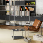 Angers Nantes Cholet Paris Bordeaux Poitiers Le mans Rennes Icônes USM Haller Quickship Meuble M22 Anthracite Fritz Haller Paul SCHÄRER 3