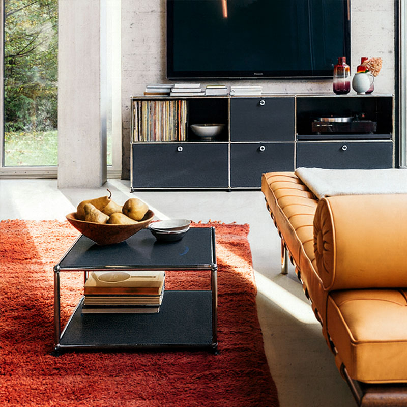 Angers Nantes Cholet Paris Bordeaux Poitiers Le mans Rennes Icônes USM Haller Quickship Meuble M22 Anthracite Fritz Haller Paul SCHÄRER 4